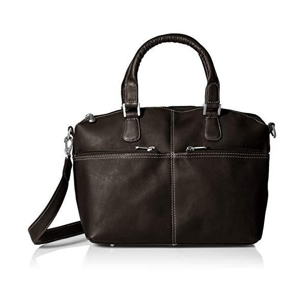 Royce Leather Luxury Travel Weekender Duffel Bag Handcrafted in Colombian Leather， Black， One Size 並