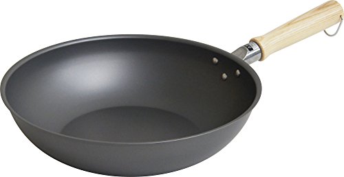 サイズ：28cm ウルシヤマ金属工業 炒め鍋 フライパン 深型 28cm IH対応 日本製 鉄匠 T