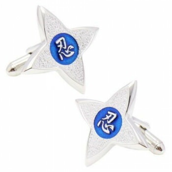 SWANK（スワンク） 手裏剣のカフス（ブルー） C0133