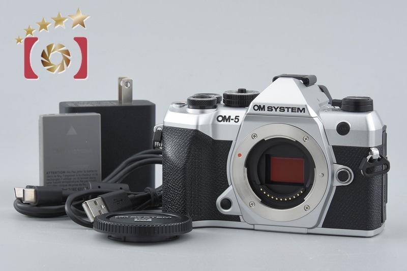 OM SYSTEM (OLYMPUS) オーエム システム OM-5 Mark II シルバー ミラーレス一眼カメラ シャッター回数僅少