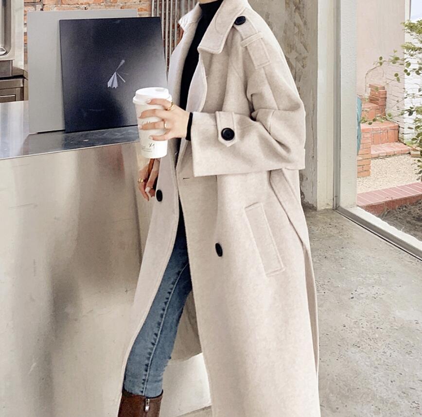 チェスターコート　レディースロングコート　 ゆるっとコート　　膝下丈　アウター　秋冬物 冬物 冬服 ロングコート　通勤　OL　体型カバー