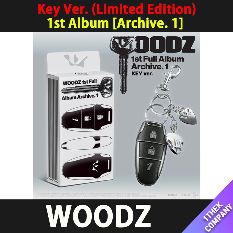 （nemoz特典）【限定版 Key Ver. (Limited Edition)】 WOODZ 1st Album [Archive. 1] 4,048円