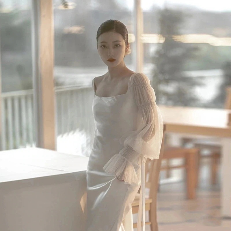 ロングドレス 白 パーティードレス新作 ウェディングドレス 演奏会 成人式 ロング 花嫁ロングドレスドレス ウエディングドレス 25福袋 ドレス お呼ばれドレス結婚式ワンピースドレスドレス