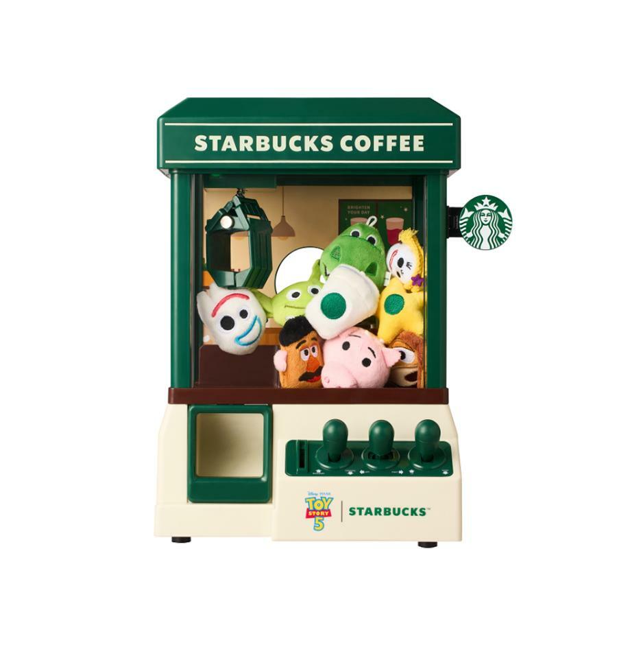 トイストーリー ぬいぐるみ クレーンゲーム マシン 韓国限定 スターバ グッズ 日本未発売 UFOキャッチャー 貯金箱 フィギュア ウッディ バズ レア ピクサー プレゼント ギフト 記念品