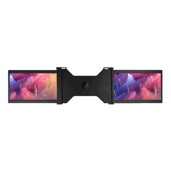 USB-C接続 2画面PCモニター Tri-Screen ブラック 10.1型 /WUXGA 1920×1200）/ワイド