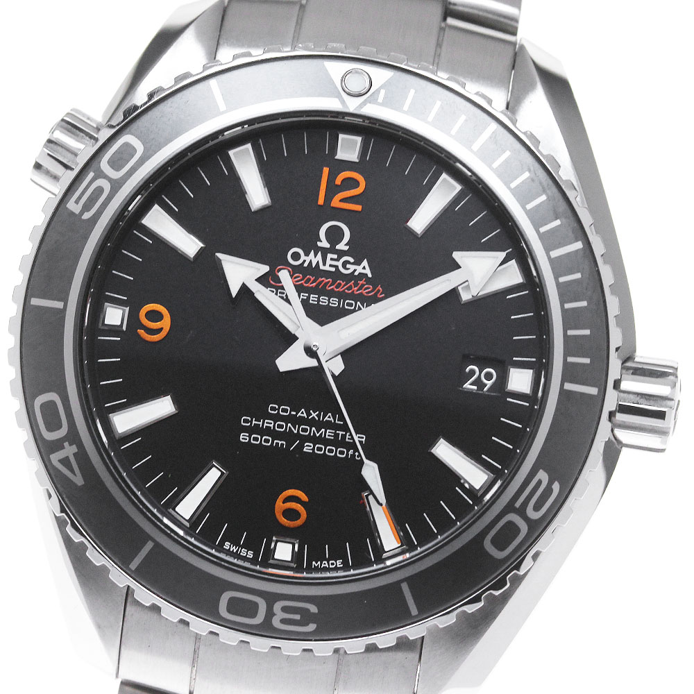 オメガ OMEGA 232.30.42.21.01.003 シーマスター プラネットオーシャン デイト 自動巻き メンズ 良品 箱・保証書付き_850281【中古】