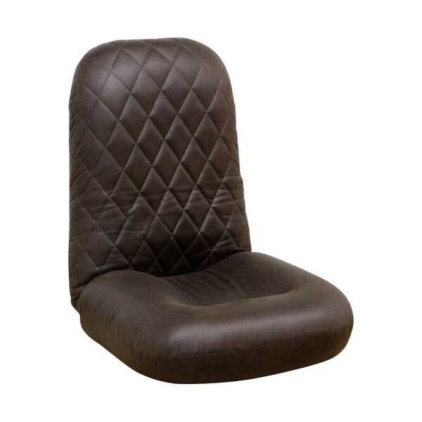 後藤家具物産 ZA-BV-1P-DBR ダークブラウン 1Pブラヴィ ハイバック座椅子 メーカー直送