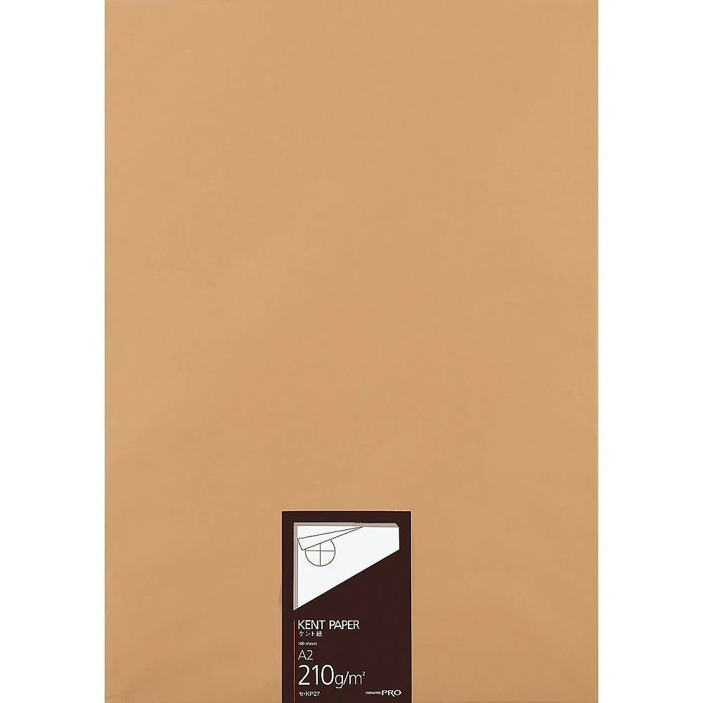 （まとめ買い）高級ケント紙 A2 100枚 紙厚210g セ-KP27 [x3]