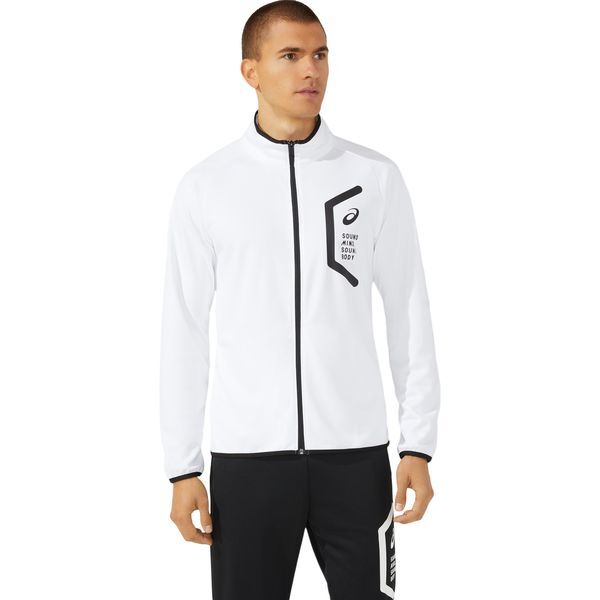 スポーツウエア ドライTRスリムジヤケツトRE Bホワイト 2XL 2031D909 100