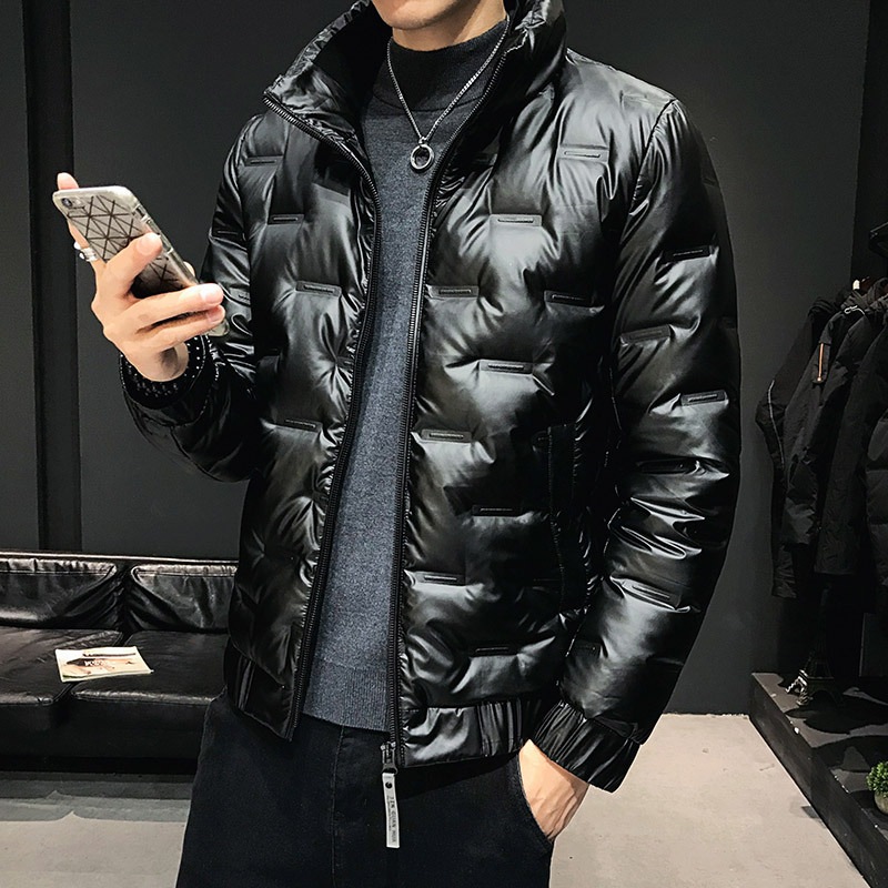 ダウン メンズ 中綿コート ジップアップ ツヤあり 軽量 あったかライトダウン フェザー コート おしゃれ アウター 防寒保温 秋冬 お洒落