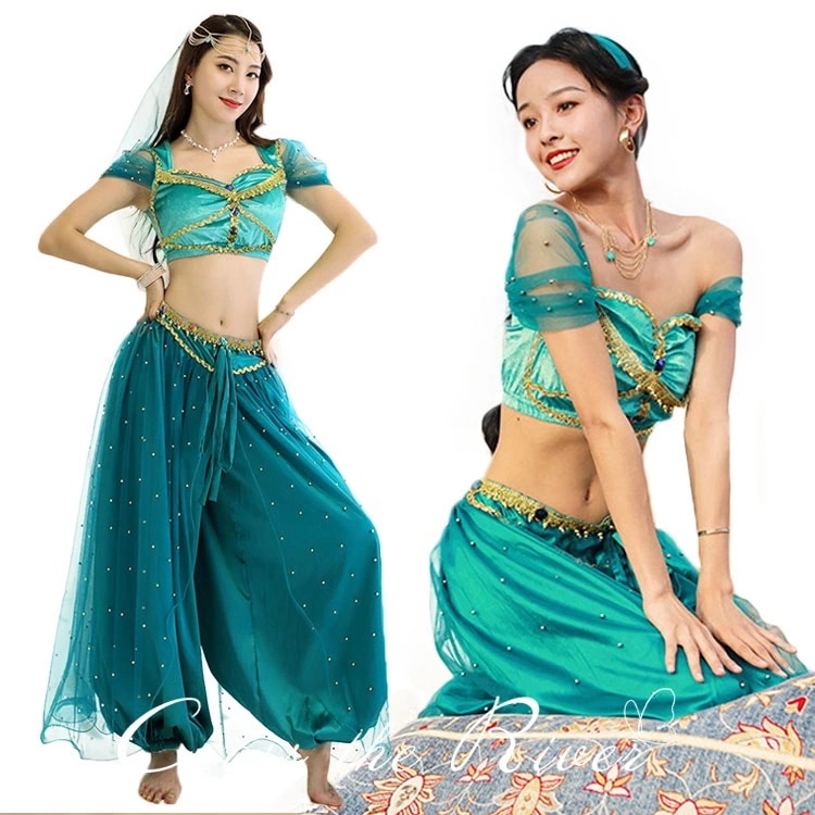 ハロウィン 衣装 レディース コスプレ 仮装 ダンス 衣装 へそ出し ベリーダンス 衣装 セット ベリー 衣装 大人 コスチューム パンツ アクセサリー おまけ ハロウィン エキゾチック 発表会 クリ 5,950円