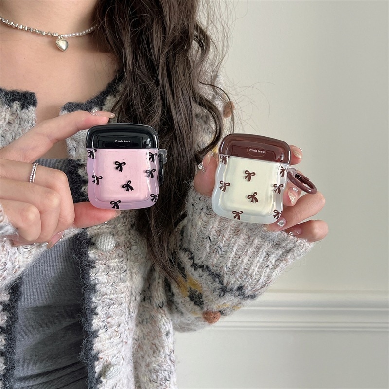 インフルスクリーン弓はapple Airpods保護ケースに適していますairpodspro Bluetoothヘッドセットフルパッケージ