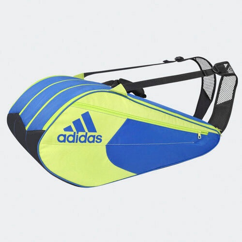 アディダスバドミントンユーバーシャル F5 9 ラケットサーモバッグ (セミソーラーイエロー) Wiversell F5 3段バッグ BG210311
