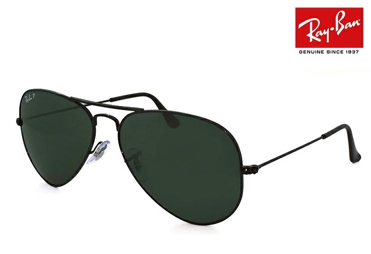 Ray-Ban サングラス RB3025 002/58 ティアドロップ AVIATOR CLASSIC METAL polarized アビエーター00158 偏光レンズ 偏光サングラス