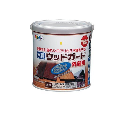（まとめ買い）水性ウッドガード外部用 チーク 0.7L [x3缶セット]