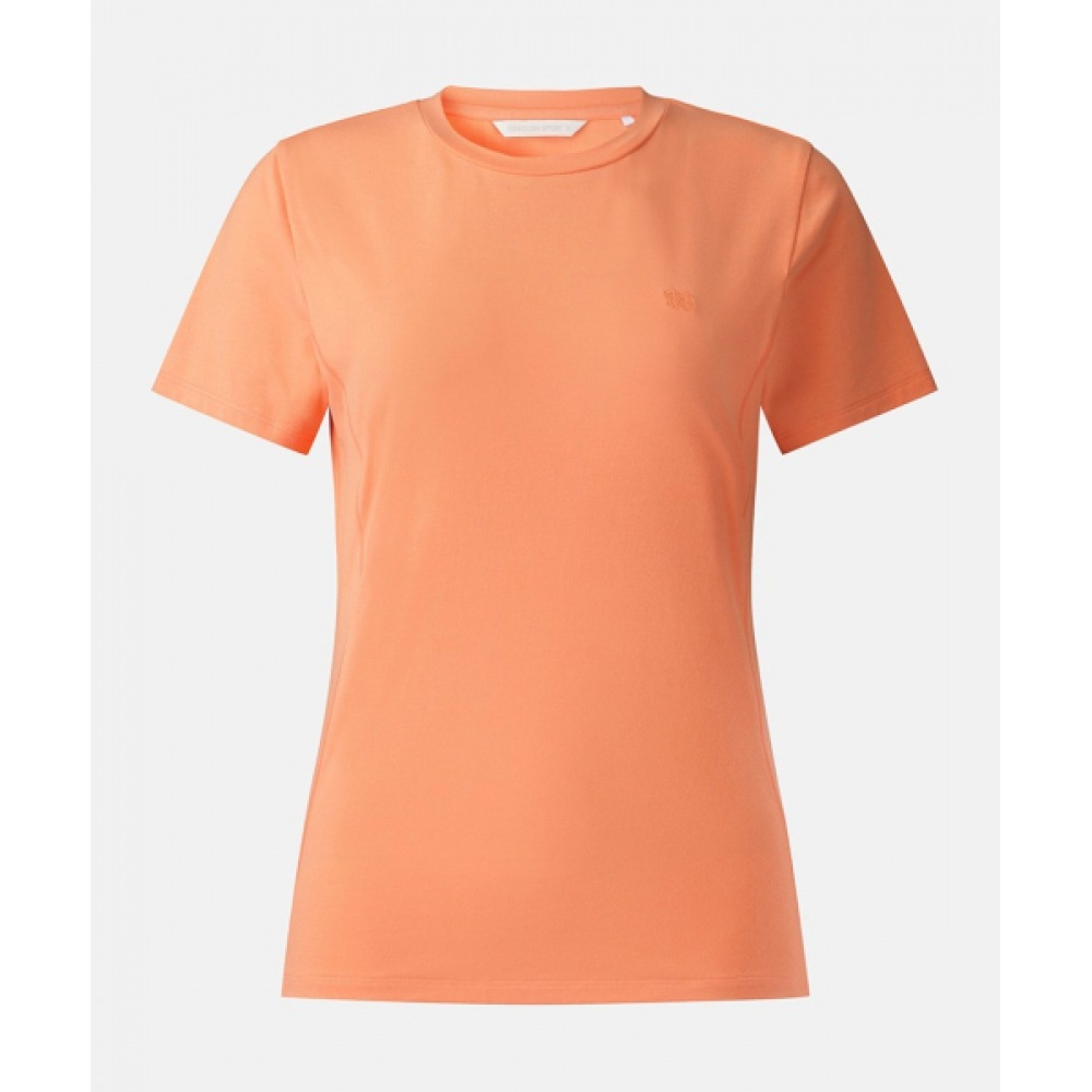 コーロンスポーツ女性用ソフトフィールラウンドネックショートスリーブ Tシャツ JKTCM26332SUN