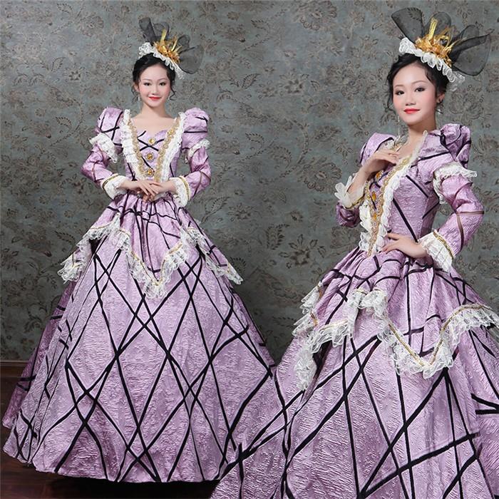 【一部分3日内出荷】ワインレッド ロングドレス ステージ衣装としても最適 人気お姫様ドレス プリンセスライン 公爵夫人 宮廷服 プリンセスラインお姫様ドレス ピンク 銀灰色