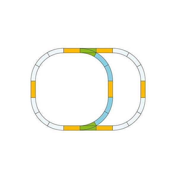 PIKO G SCALE MODEL TRAINS - DOUBLE OVAL TRACK EXPANSION SET - 35302 by Piko 並行輸入品