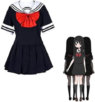 魔法少女サイト コスプレ衣装 朝霧彩 奴村露乃 変装 仮装 日常服 制服 jk服 女子制服 戦闘服 長袖 学生服