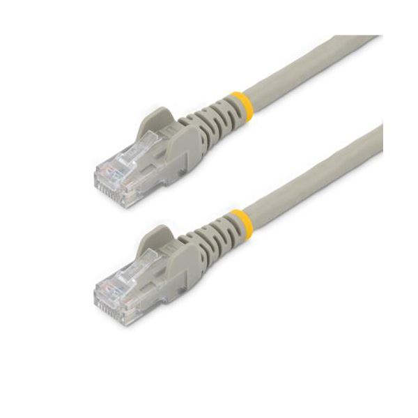 （まとめ） StarTech.com カテゴリ6 LANケーブル RJ45モールドコネクタ 2m グレー N6PATC2MGR 1本 [x3セット]