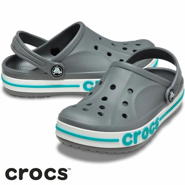 クロックス キッズ 男の子 クロッグサンダル バヤバンド クロッグ k ジュニア 女の子 カジュアルシューズ サボサンダル 207019 1T9 チャコール/マルチ 子供靴