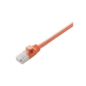 (まとめ)エレコムCat5e対応ツメ折れ防止LANケーブル オレンジ 1m LD-CTT/DR1/RS 1本(×20セット)