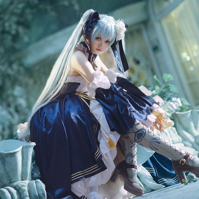 初音ミクcos服望月タキシード初音タキシード重工大群振り子ワンピースコスプレ衣装