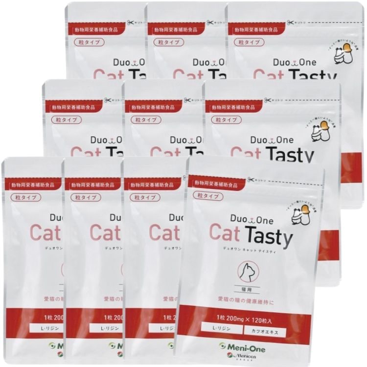 10個セット メニワン Duo One Cat Tasty 粒タイプ 120粒 デュオワン キャット テイスティ