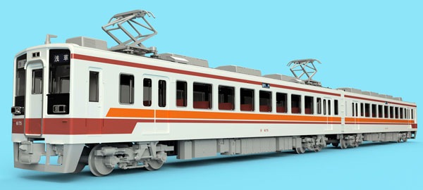 天賞堂 (HO) 65015 T-Evolution 東武鉄道6050系 標準色 パンタグラフ2基編成 2両セット T-Evo65015 トウブ6050 ヒョウジュンショク2パンタ 2R