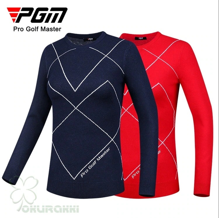 ゴルフ GOLF ウールセーター 秋 冬 レディース コート ゴルフウェア ニットセーター 防寒 暖かい プレゼント ギフト2410nvster17