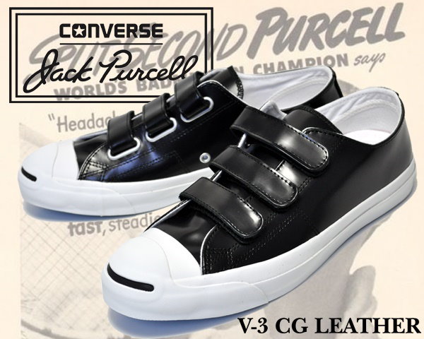 CONVERSE JACK PURCELL V-3 LEATHER