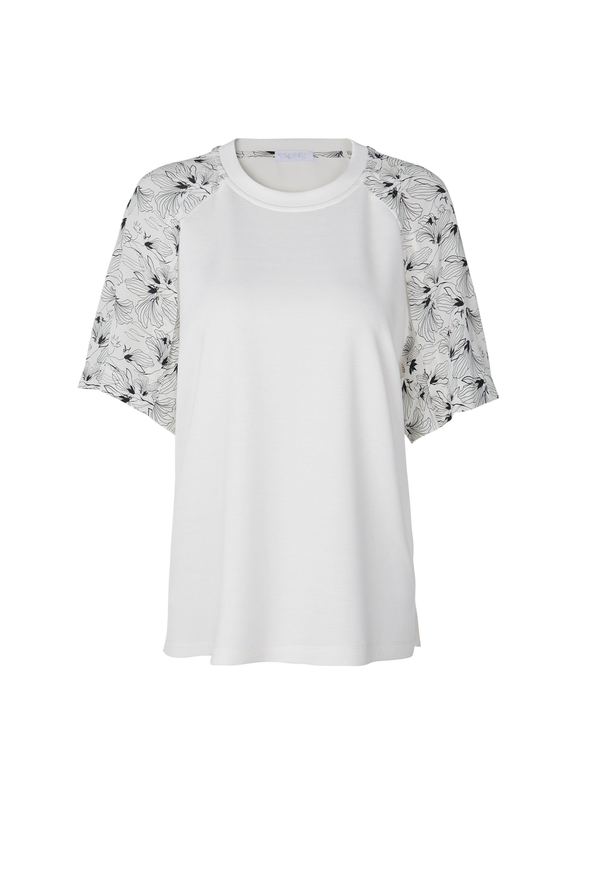 SILK RAGLAN SLEEVE TOP[FLORAL]