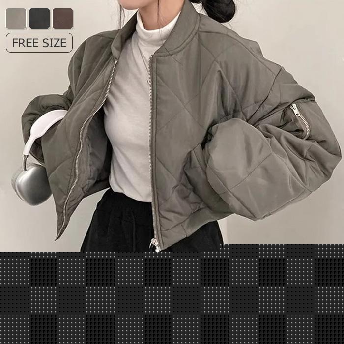 アウター中綿 MA1 レディース ショート丈 中綿入り 防寒 厚手 暖かい ma1 可愛い ショート丈 ミリタリージャケット 大きいサイズ エムエーワン 着回