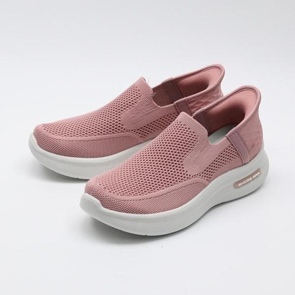 女性メッシュスリッポン夏スニーカー運動靴