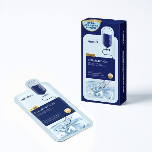 メディヒール ダーマプラス 低分子 ヒアルロン酸 マスク(22ml*10ea)+マスクパックをプレゼント