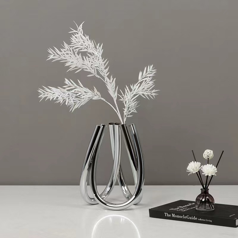 幾何学的デザイン モダン フラワースタンド 花瓶