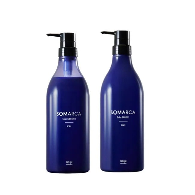 ソマルカ カラーシャンプー 770g + カラーチャージ 750g アッシュ 大容量セット somarca トリートメント カラートリートメント ヘアカラー 長持ち
