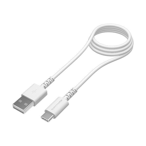 （まとめ） 多摩電子工業USB2.0 Type-C／USBケーブル ホワイト 1.0m TH223CA10W 1本 (×5セット)