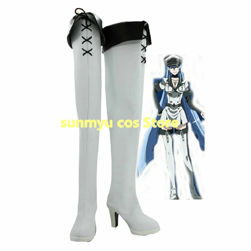 アカメが斬る！ エスデス ブーツ コスプレ靴