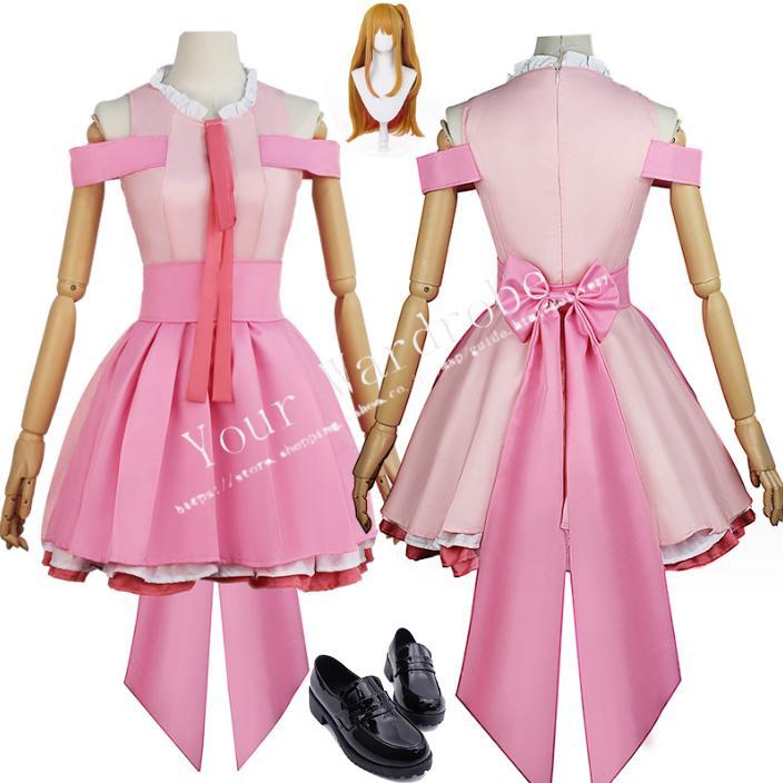 新品【推しの子】 風 星野 ルビー ほしの るびい コスプレ衣装 ウィッグ 靴 cosplay 変装 仮装 イベント 撮影 祭り