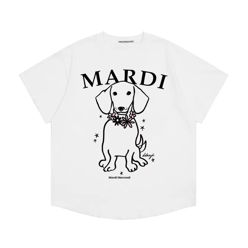 D-5 Tシャツ マルディ メクルディ Tシャツ トップス 韓流 韓国 K-POP おしゃれ 可愛い フリーサイズ