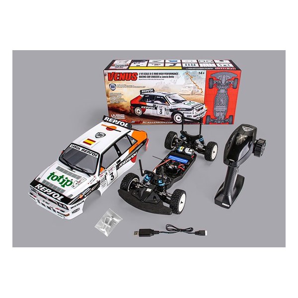 RTR RCカー R/C RWD高性能レーシングカーシャーシ＆ランサー 1:10スケール 48837R