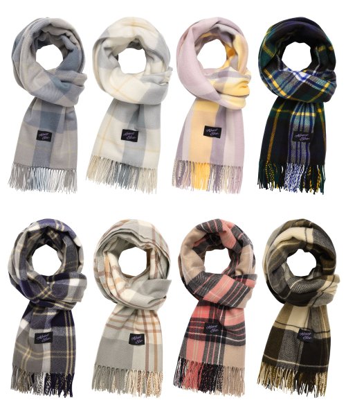 PLAIN CHECK MUFFLER 12 color