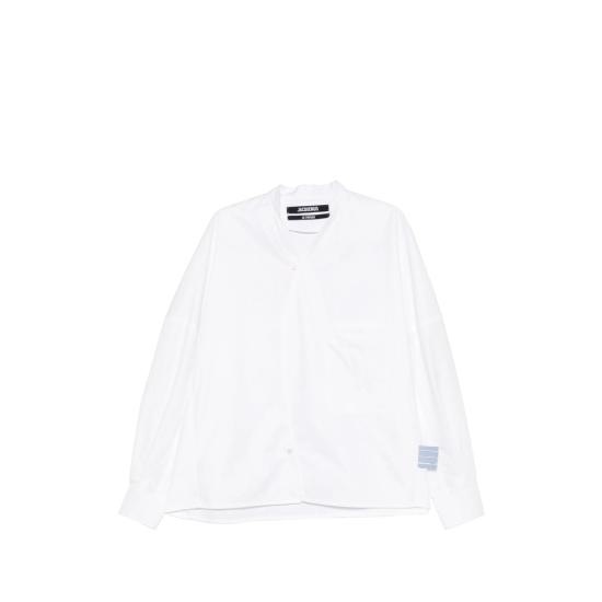 JACQUEMUS Men Shirts SHM00599 AW00780 100 WHITE