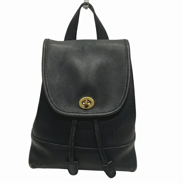 コーチ 9960 レザー ブラック オールド バッグ リュック レディース 9,120円