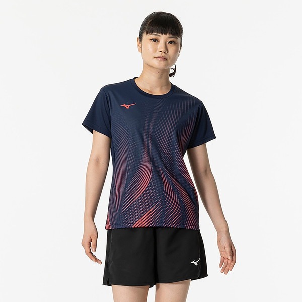 MIZUNO ミズノ ゲームシャツ ラケットスポーツ ウィメンズ ゲームウエア 62JAB22014 5,318円
