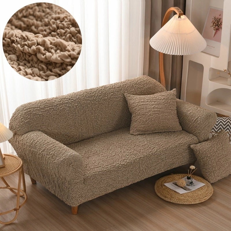 ソファーカバー 3人掛け 肘付き 肘なし 無地 縦横弾力 どんな形でも ストレッチ フィットタイプ 柔らかい マルチカバー 伸縮素材伸び良く ソファー保護 爪とぎ防止 防塵 清潔簡単 犬猫用 四季適用 4,519円