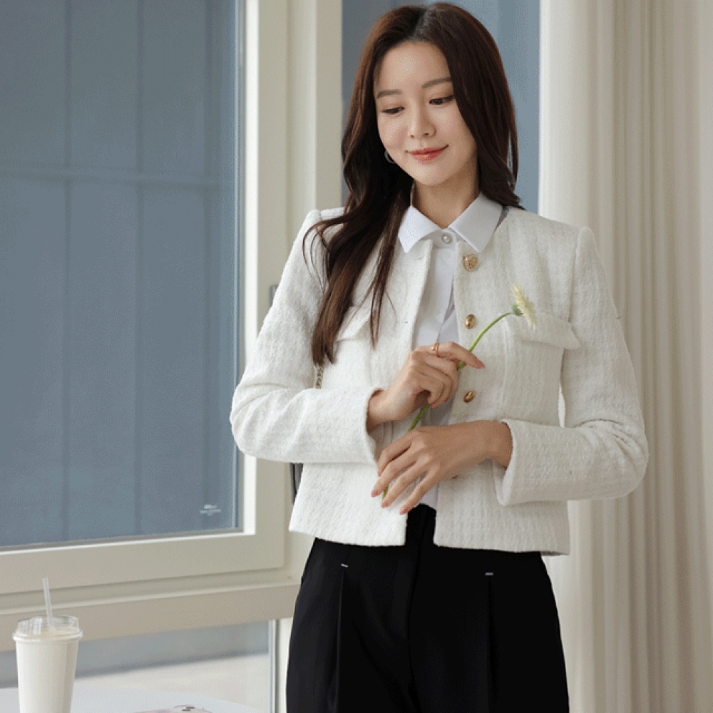 クリック&ファニーロシェールツイードジャケット [S, M]