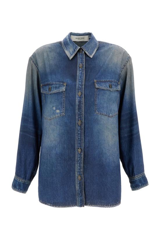 GOLDEN GOOSE Women Denims GWP02525P00240650100 Blue