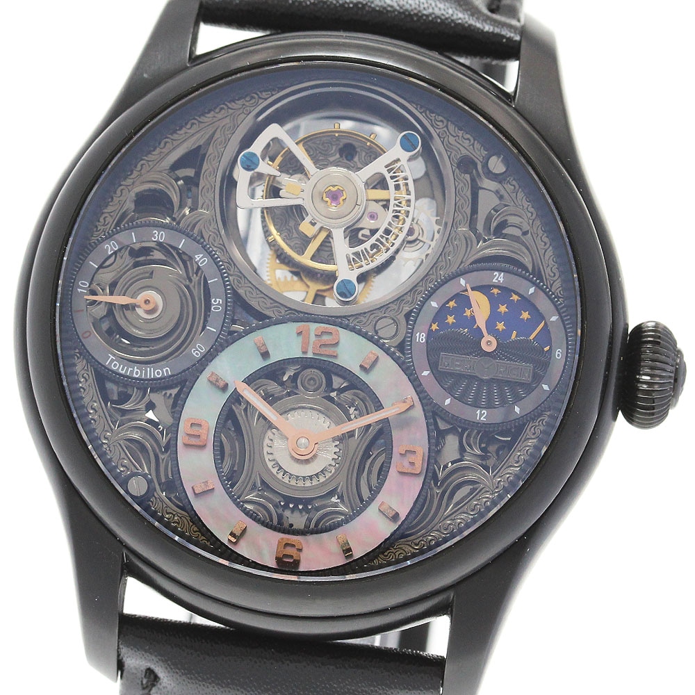 メモリジン MEMORIGIN MO1001G スターリット レジェンド 手巻き メンズ 良品 _844724【中古】